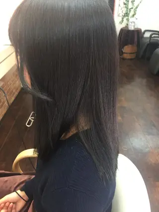 セミロング パーマ 桧山 真のヘアスタイル