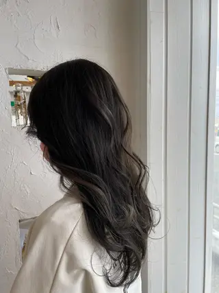 ロング カラー 🌸小掛🌸 豊橋外国人風カラーのヘアスタイル