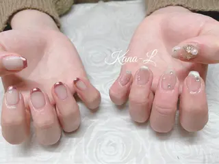 カラー ネイル 芦辺 香奈のネイルデザイン