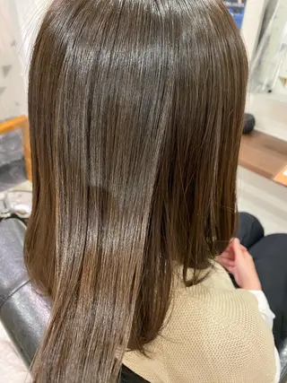 セミロング カラー Rely 美空のヘアスタイル