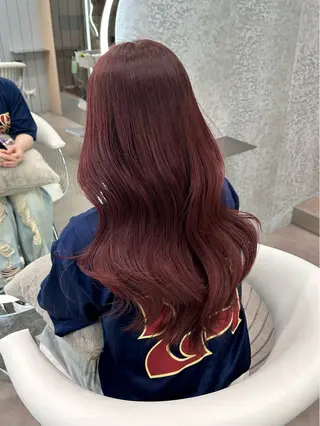 セミロング ブリーチなしW🎀 髪質改善／はのんのヘアスタイル