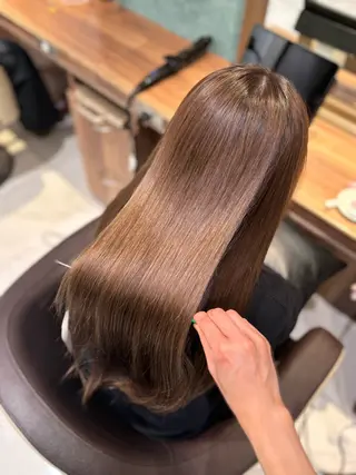 ロング カラー ゆるふわパーマ🌸/ ハイトーン/あゆみのヘアスタイル