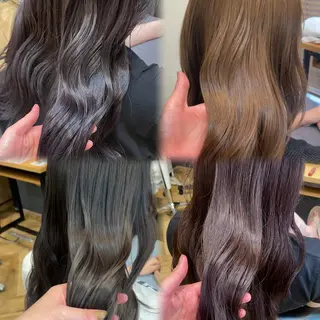 ロング 鎌取/透明感カラー /ボブ/顔まわりのヘアスタイル