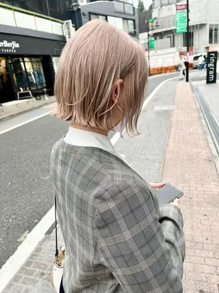 ショート カラー ボブ& 髪質改善FUMIYAのヘアスタイル