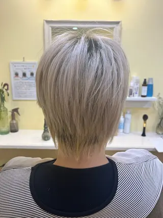 ショート Hair Design MoMO所属・MoMO北三条駅 ꕤ︎︎·͜·さとうのヘアスタイル