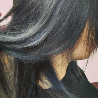 カラー ミディアム Add9 柳田健登のヘアスタイル