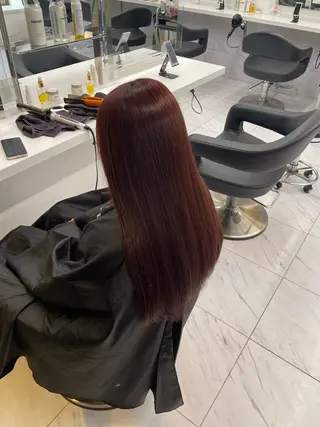 ロング カラー ヘアアレンジ 💗横浜美容室 💗HARUNAのヘアスタイル