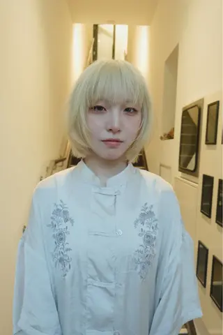 ショート カラー パーマ 大須美容師 ぱるのヘアスタイル