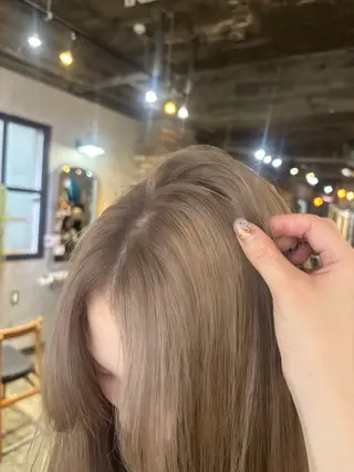 ロング 光本 杏のヘアスタイル