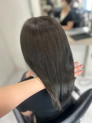 カラー yuuka 🖤韓国ヘア🖤のヘアスタイル