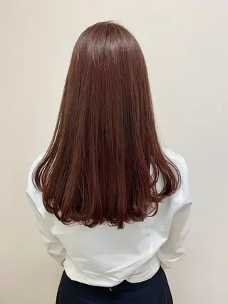 ロング カラー 色白に見える暗髪 梅田・増田のヘアスタイル
