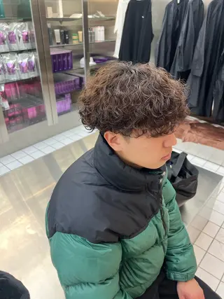 パーマ メンズ fifth PARK所属・fifth PARK HIN★T★のヘアスタイル