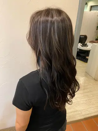 ロング カラー Hanon hair＆relaxation所属・🌿‬Hanon 藤井よし乃🌿‬のヘアスタイル