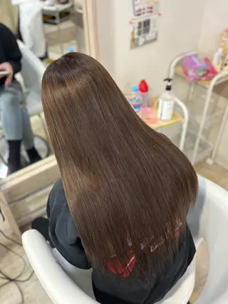 ロング KR2S北野田所属・艶カラー🫧/シール エクステRYOKAのヘアスタイル