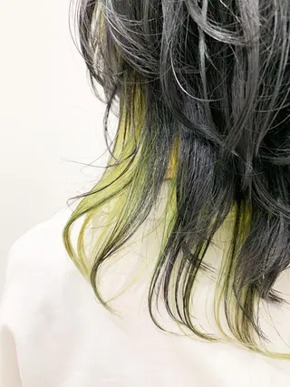 ミディアム 🍀ケアブリーチ カラー🍀坂井のヘアスタイル