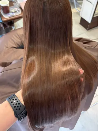 ロング 熊川 愛理のヘアスタイル