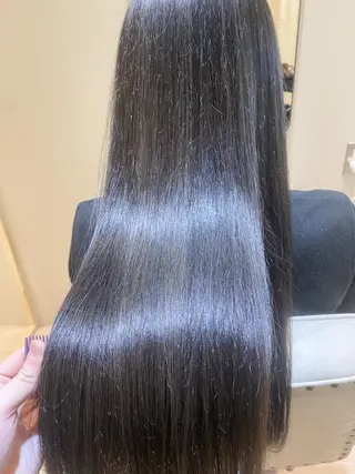 ロング カラー ヘアアレンジ 🥇ブリーチ無し 透明感🥇佐藤のヘアスタイル