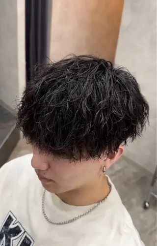 パーマ メンズ 🪮メンズパーマ🪮 池田雅侑のヘアスタイル
