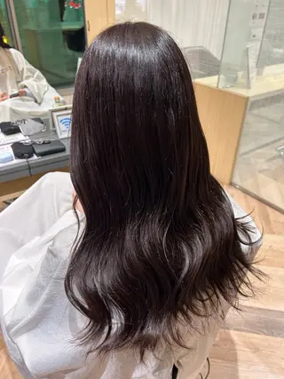 ロング カラー 加藤 千穂のヘアスタイル