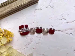 ネイル ネイルPetit Ribbonのネイルデザイン