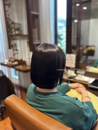 ミディアム 天野 妃菜のヘアスタイル