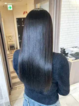 ロング ブリーチ縮毛矯正/ 髪質改善💎中野紀恵のヘアスタイル