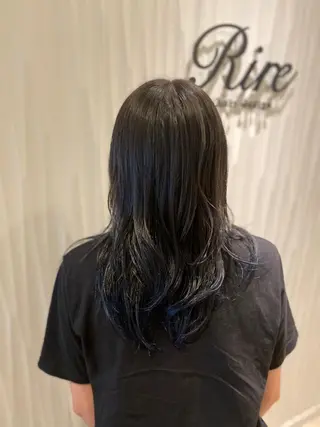 セミロング 大倉 未波のヘアスタイル