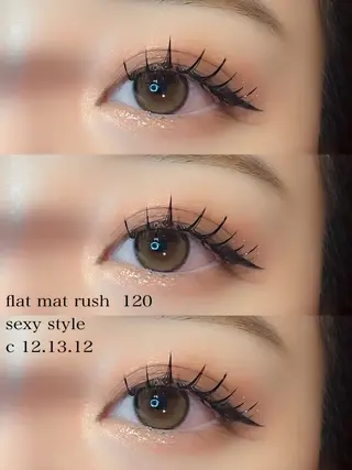 マツエク・マツパ 🫧飛山琉桜/二条 ネイルアート/束感のマツエク・マツパデザイン