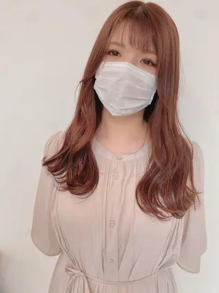 ロング カラー Living所属・ヨシモトリョウ 髪質改善/美髪のヘアスタイル