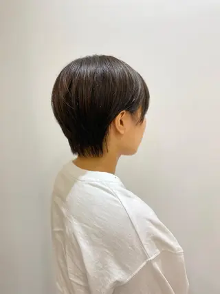 ショート 透明感/ツヤ髪/ さら艶/前田祥汰のヘアスタイル