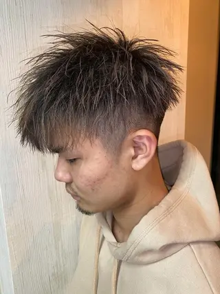 ミディアム カラー パーマ メンズ NUMBER.12所属・【メンズ専門美容師】 NUMBER.12のヘアスタイル