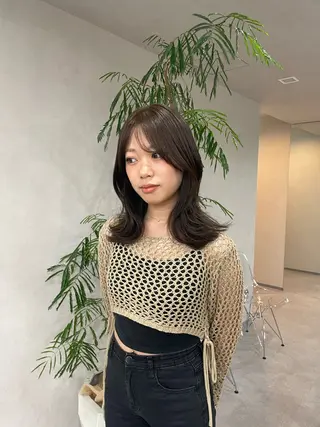 ロング カラー 🍐透明感カラー🍐 レイヤーカットのヘアスタイル