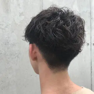 ショート パーマ メンズ 住本 大明のヘアスタイル
