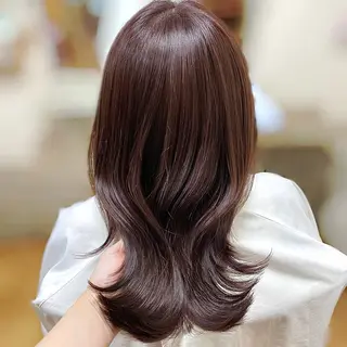 セミロング カラー 🥣 hashi 🛋️のヘアスタイル