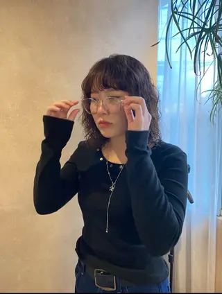 ミディアム パーマ Bërg所属・Bërg kiraのヘアスタイル