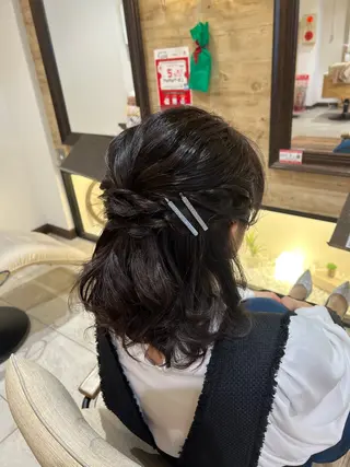 ミディアム LONESS GINZA所属・FUJIIKANON /ケア‪透明感カラーのヘアスタイル