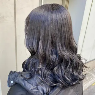 ミディアム カラー ブリーチなしカラー の職人YOSHIKIのヘアスタイル