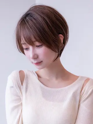 ショート カラー 渋谷ボブ/レイヤー ボブ田中航平のヘアスタイル