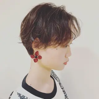 ショート パーマ IDEA 柏の葉KOILRINKGARAGE所属・お洒落満足度 ◎💮井上のヘアスタイル