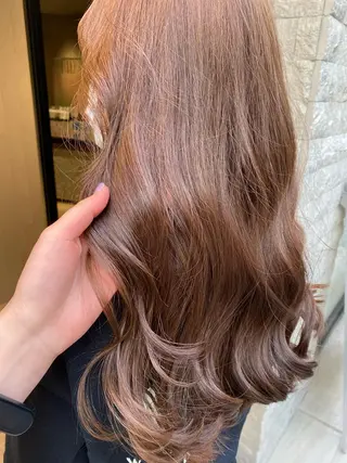 ロング カラー ヘアアレンジ アンククロス渋谷【ANKH CROSS】所属・韓国ヘア┊︎レイヤー ┊︎haruka🌙のヘアスタイル