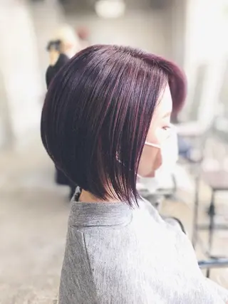 ショート カラー hair deep /田口貴也のヘアスタイル