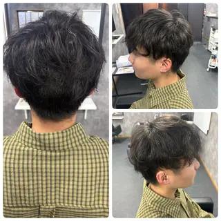 パーマ メンズ ヘアーメイクマロン ヘアーメイクマロンのヘアスタイル