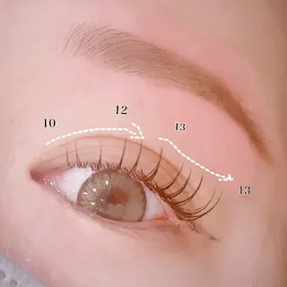 マツエク・マツパ chouchou .柏の葉🤍箭内海咲のマツエク・マツパデザイン