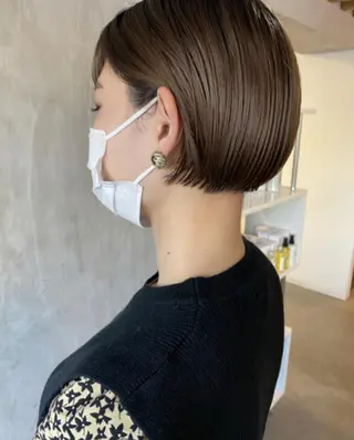 ショート カラー ヘアアレンジ stylist/蛯谷 珠里のヘアスタイル