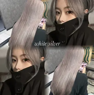 ロング カラー Kvell&Co.所属・ミルクティー💞 ハイトーン/emaのヘアスタイル