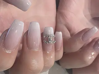 ネイル ki🍒🍒 ki ツルツルネイルのネイルデザイン