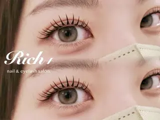 マツエク・マツパ Rich+ eyelashのマツエク・マツパデザイン