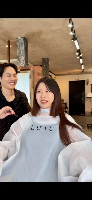 ミディアム LUAU岡本店所属・ボブ/レイヤーボブ/ 竹原湧太【LUAU】のヘアスタイル