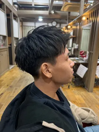 ショート メンズ TJ天気予報5mm 森　瑞希のヘアスタイル