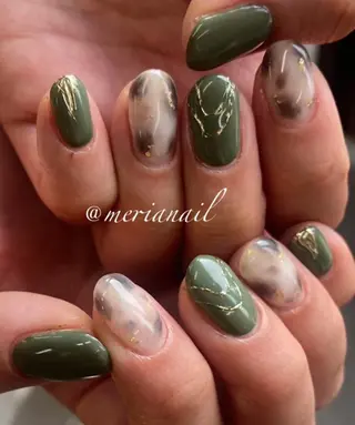 セミロング カラー メンズ ネイル アイブロウ INFINITY所属・INFINITY nailのネイルデザイン